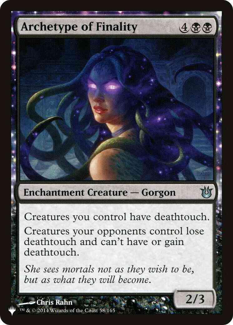 Archetype of Finality [BNG-58] [The List] [Non-Foil]