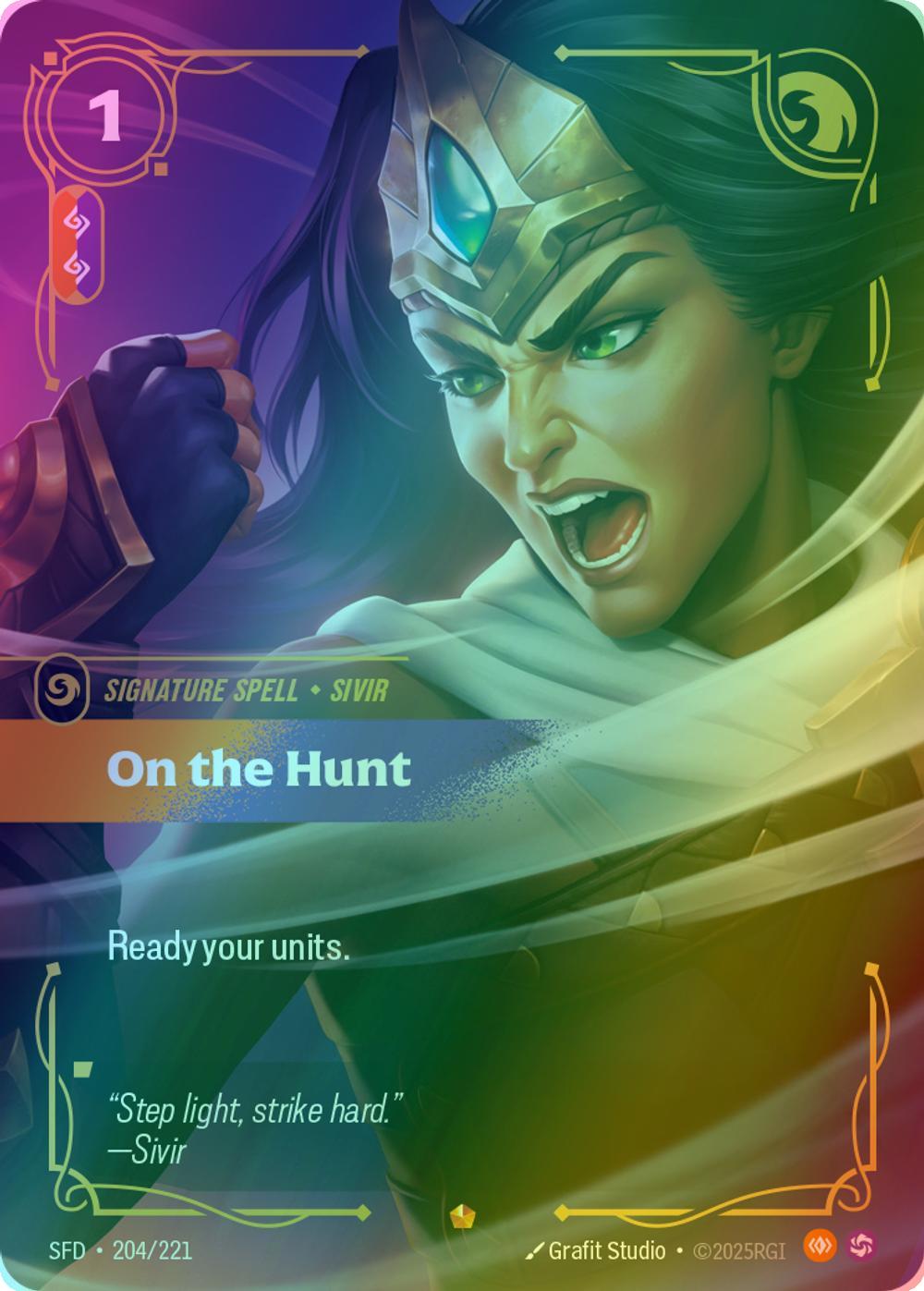 On the Hunt - 204/221 [Spiritforged] [Foil]