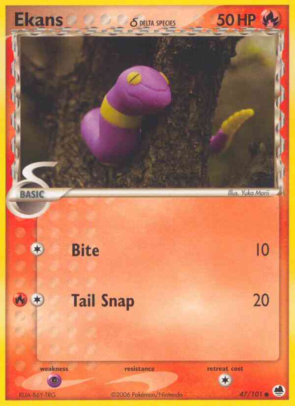 Ekans δ - 47/101 - Common [ex15-47] [Non-Holo]