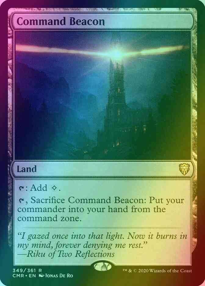 Command Beacon [349] [Commander Legends] [Foil]
