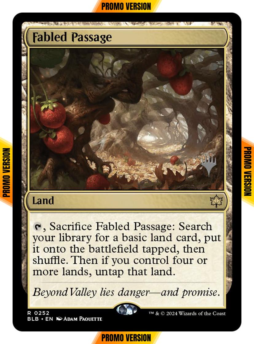 Fabled Passage [252p] [Promo Pack] [Bloomburrow: Promos] [Non-Foil]