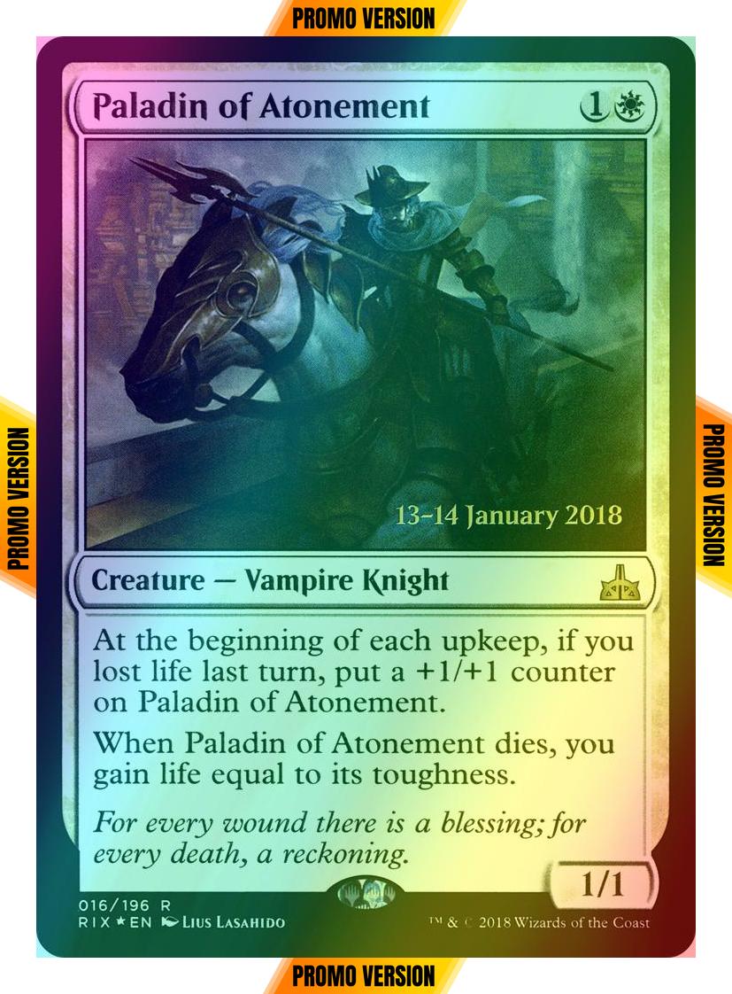 Paladin of Atonement [16s] [Rivals of Ixalan Promos] [Foil]