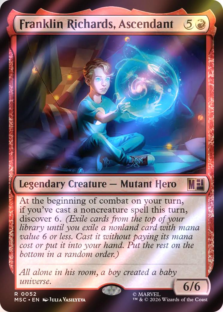 Franklin Richards, Ascendant [52] [Marvel Super Heroes: Commander] [Surge Foil]