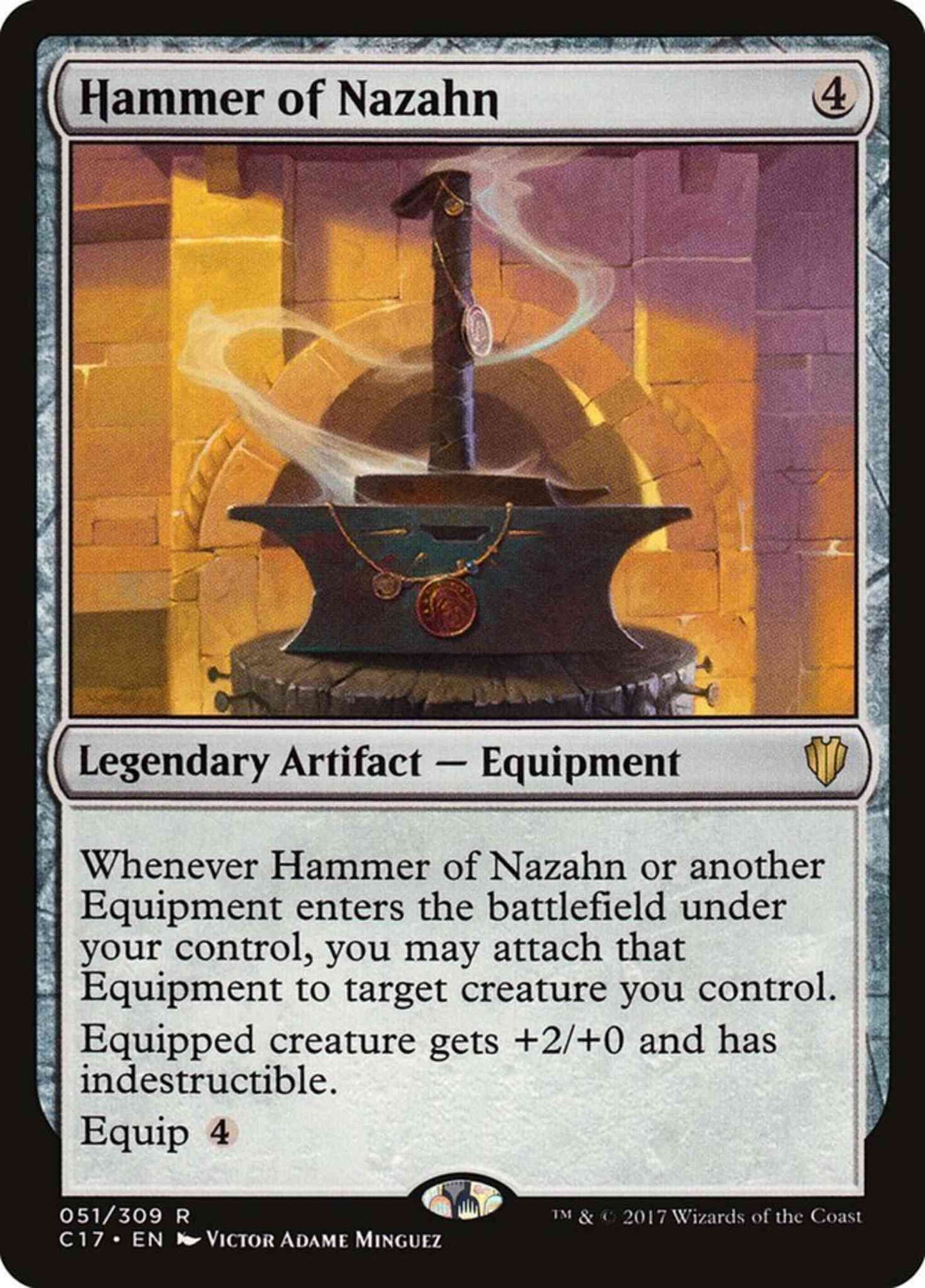 Hammer of Nazahn [51] [Commander 2017] [Non-Foil]