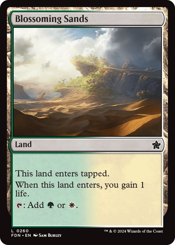 Blossoming Sands [260] [Foundations] [Non-Foil]