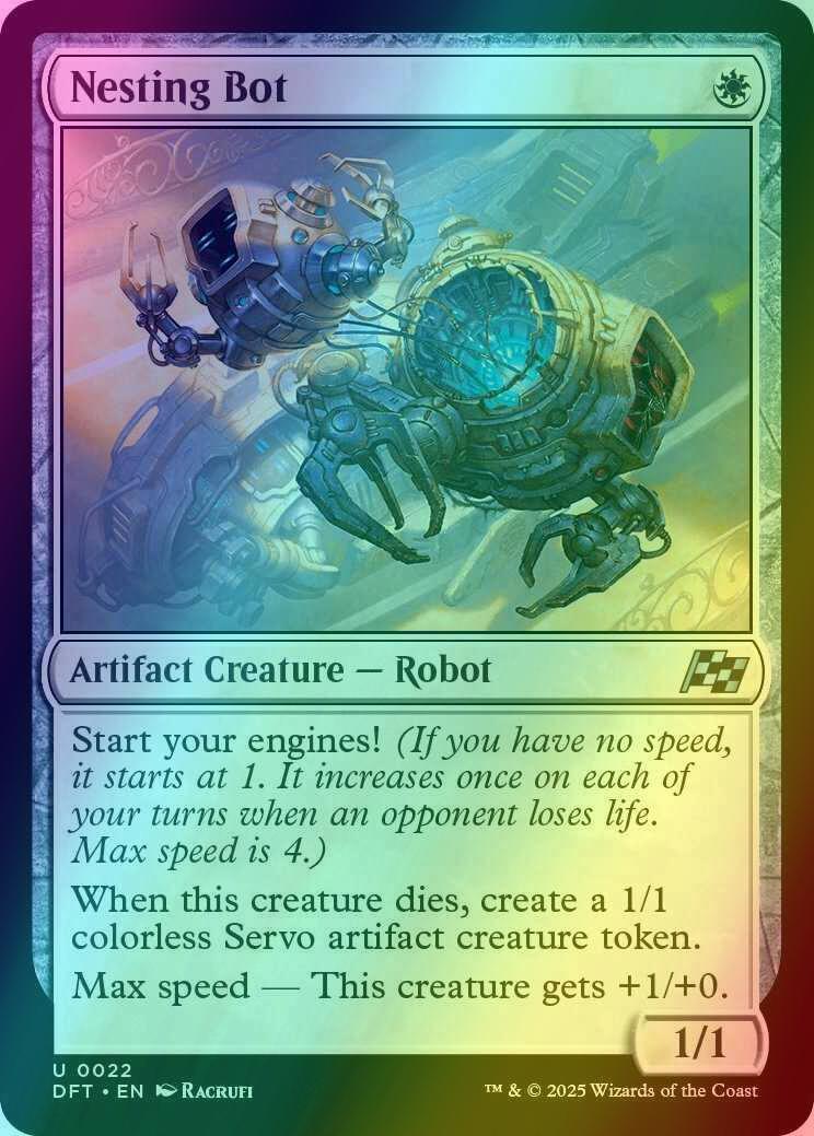 Nesting Bot [22] [Aetherdrift] [Foil]