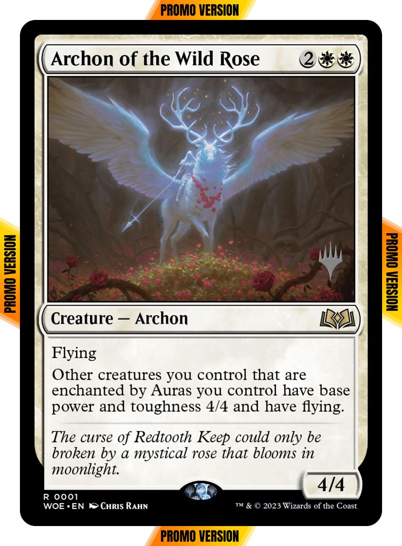 Archon of the Wild Rose [1p] [Promo Pack] [Wilds of Eldraine: Promos] [Non-Foil]