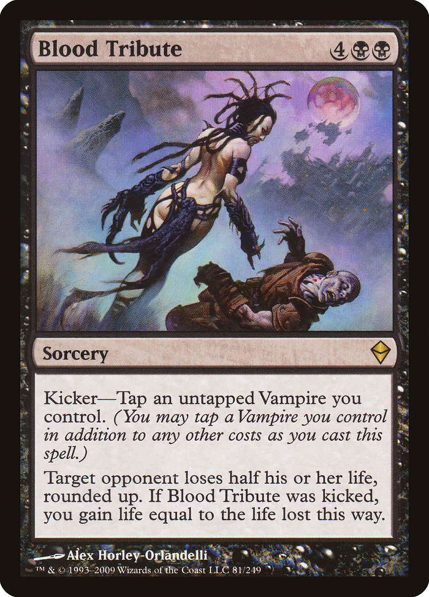 Blood Tribute [81] [Zendikar] [Non-Foil]