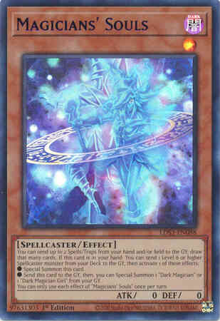 Magicians' Souls - Blue - LDS3-EN088 - Ultra Rare - 1st Edition