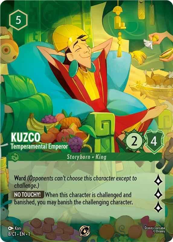 Kuzco - Temperamental Emperor - 8/C1 [Disney Lorcana Promo Cards] [Non-Foil]