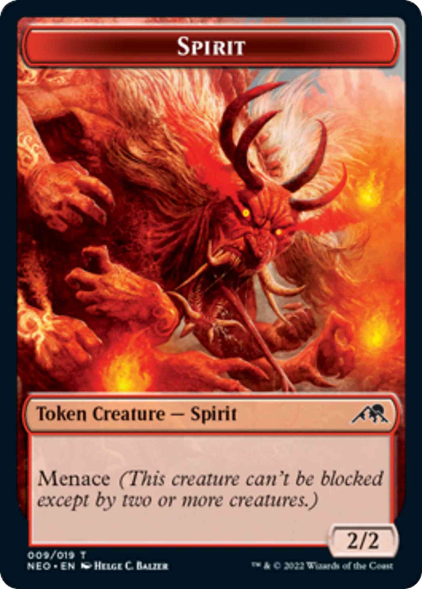 Spirit Token [09] [Kamigawa: Neon Dynasty: Tokens] [Non-Foil]