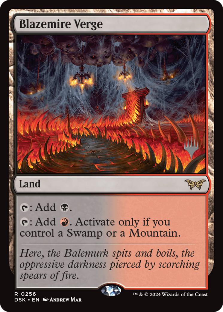 Blazemire Verge [256p] [Promo Pack] [Duskmourn: House of Horror: Promos] [Foil]