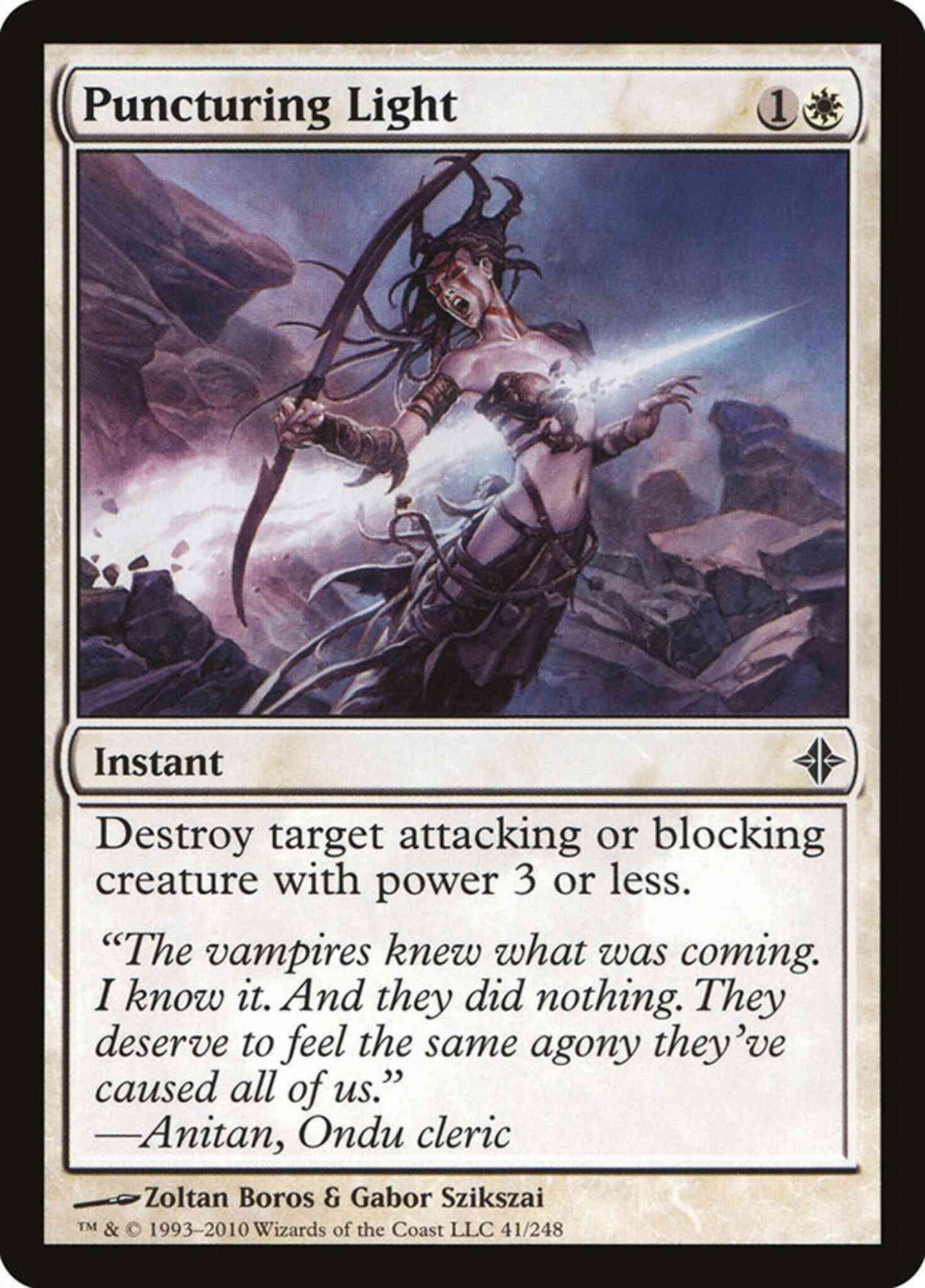 Puncturing Light [41] [Rise Of The Eldrazi] [Non-Foil]