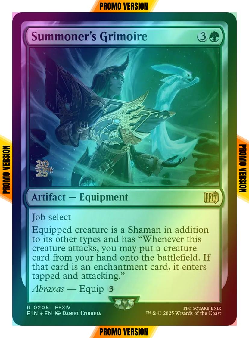 Summoner's Grimoire [205s] [Prerelease] [FINAL FANTASY: Promos] [Foil]