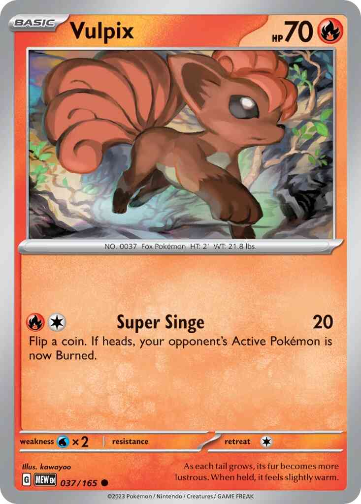 Vulpix - 037/165 - Common [sv035-037] [Non-Holo]