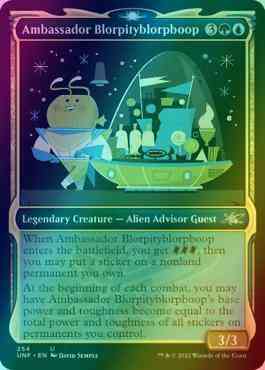 Ambassador Blorpityblorpboop [254] [Showcase Cards of Tomorrow] [Unfinity] [Foil]