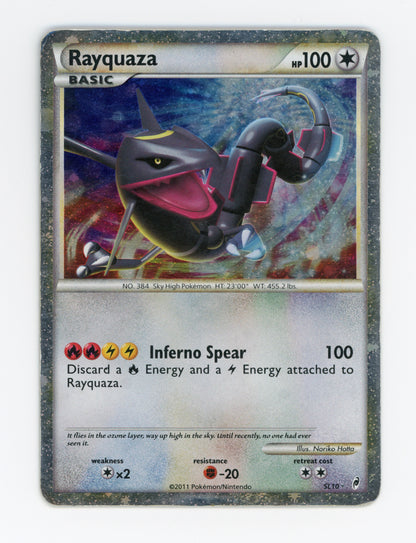 Rayquaza — Damaged|Rare Holo|Holo — ID 19047