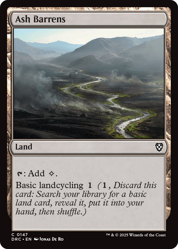 Ash Barrens [147] [Aetherdrift: Commander] [Non-Foil]