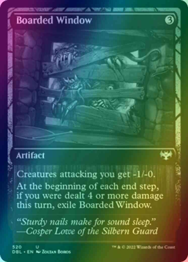 Boarded Window [520] [Innistrad: Double Feature] [Foil]