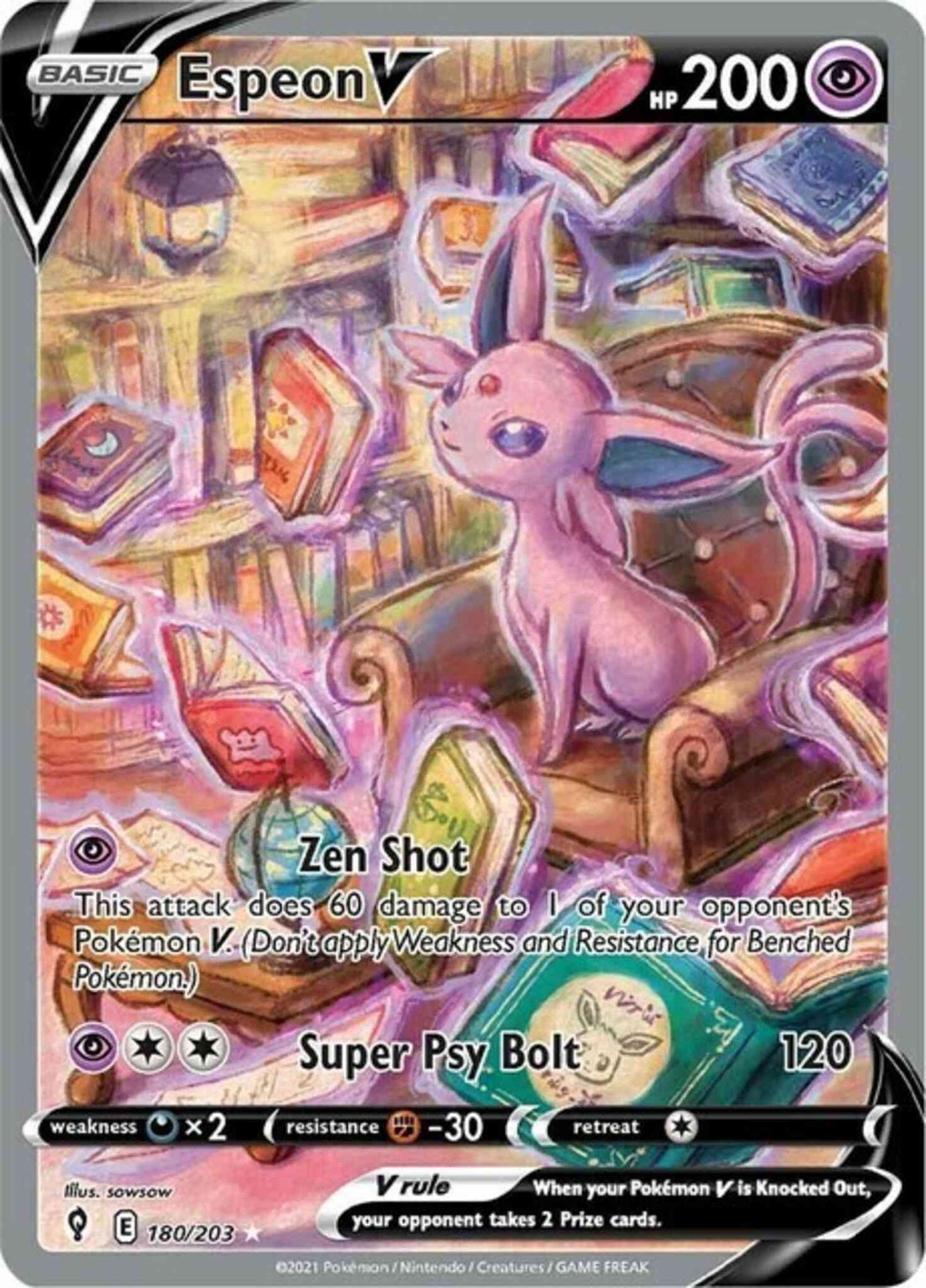 Espeon V - 180/203 - Rare Ultra [swsh7-180] [Ultra]