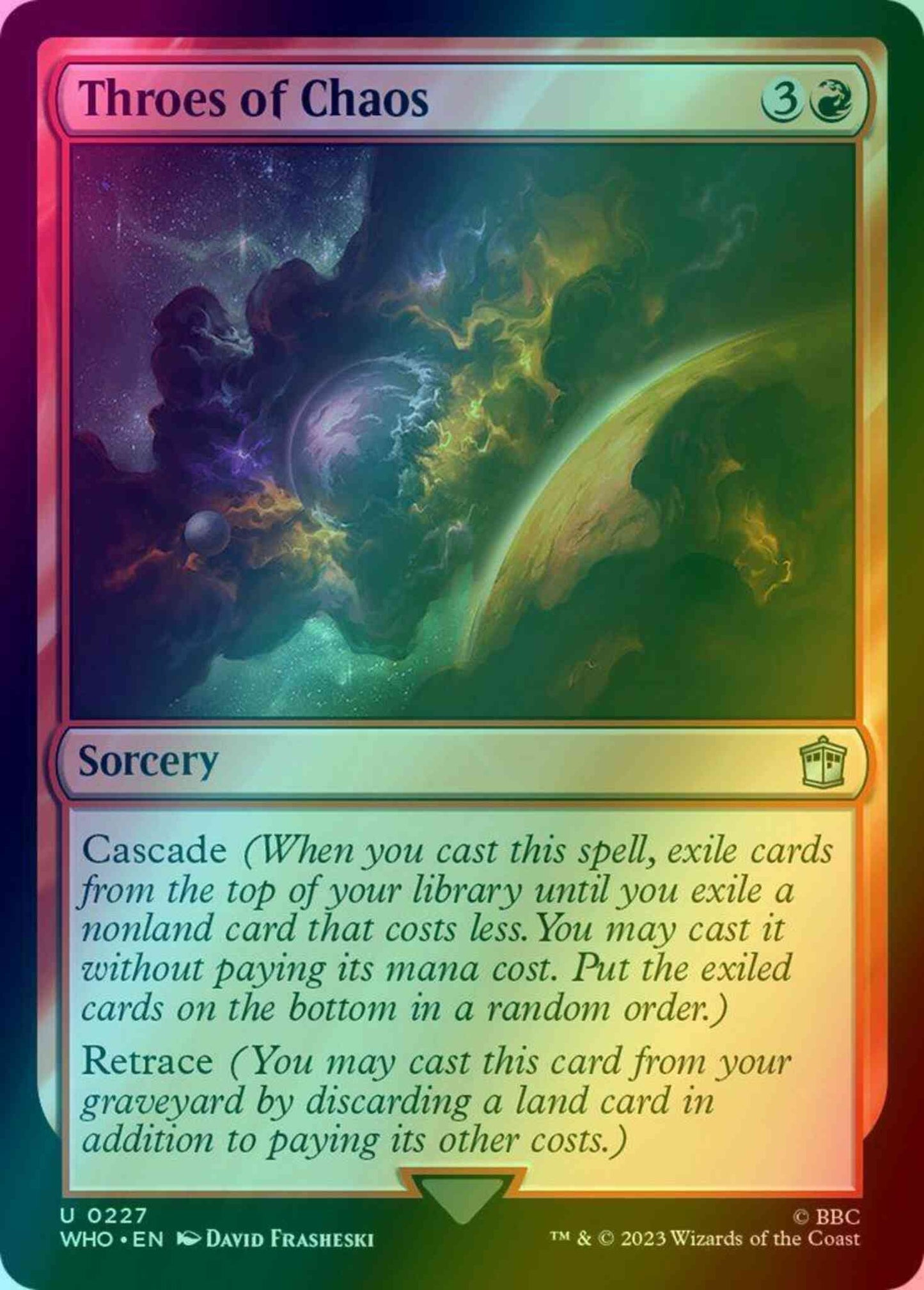 Throes of Chaos [227] [Universes Beyond: Doctor Who] [Foil]