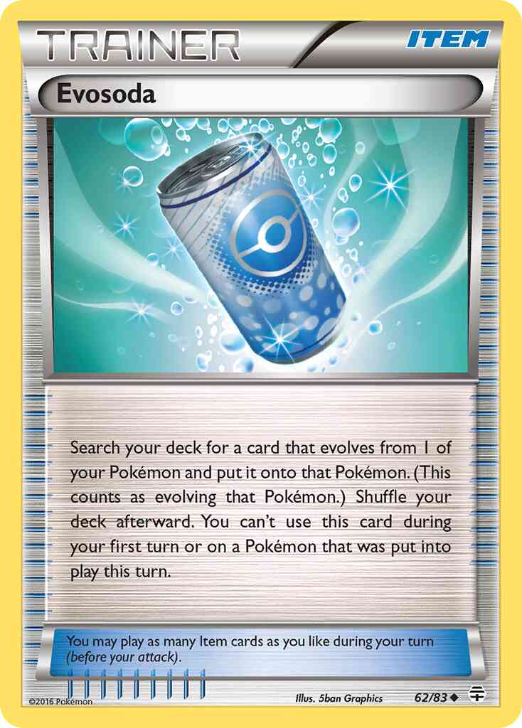 Evosoda - 62/83 - Uncommon [g1-62] [Reverse Holo]