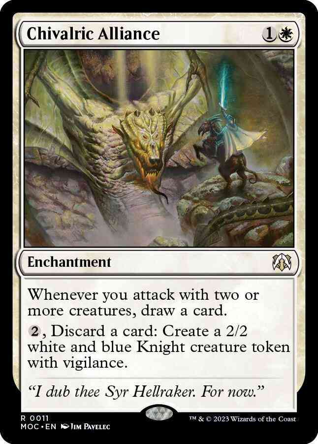 Chivalric Alliance [11] [March of the Machine: Commander] [Non-Foil]