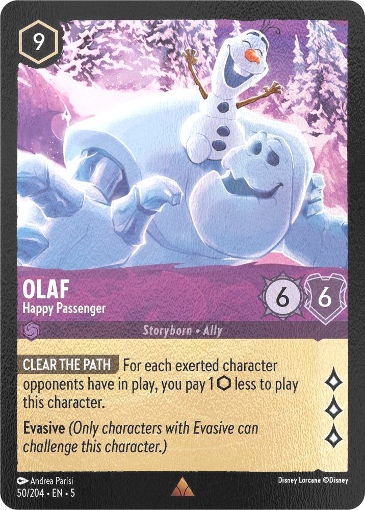 Olaf - Happy Passenger - 50/204 [Shimmering Skies] [Cold Foil]