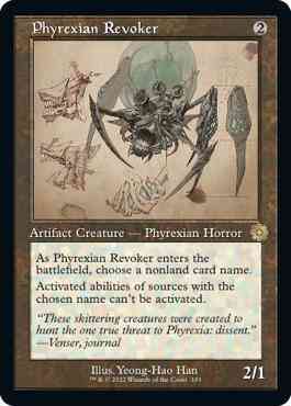 Phyrexian Revoker [103] [Retro Frame] [Schematic] [The Brothers' War Retro Artifacts] [Non-Foil]