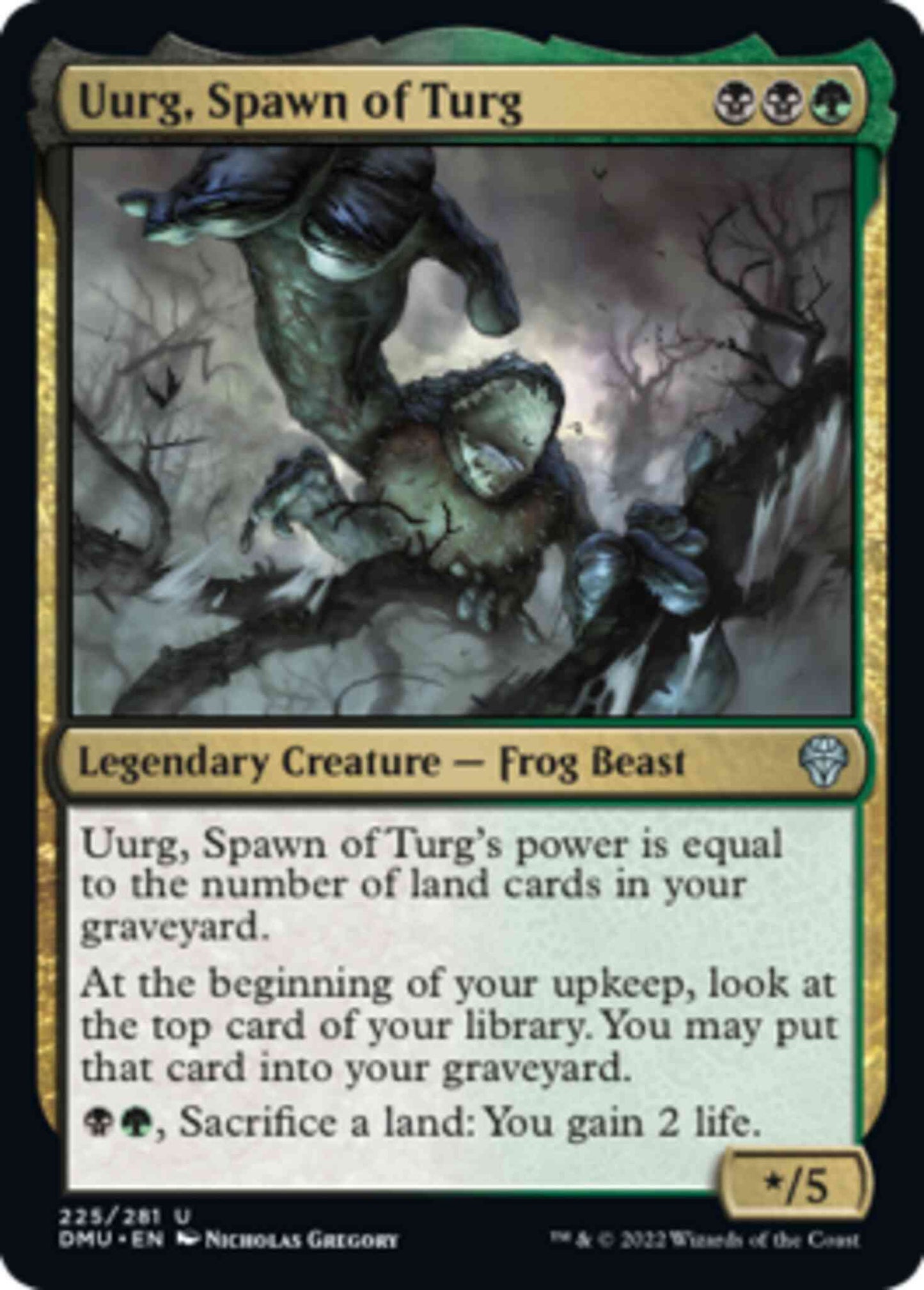 Uurg, Spawn of Turg [225] [Dominaria United] [Non-Foil]
