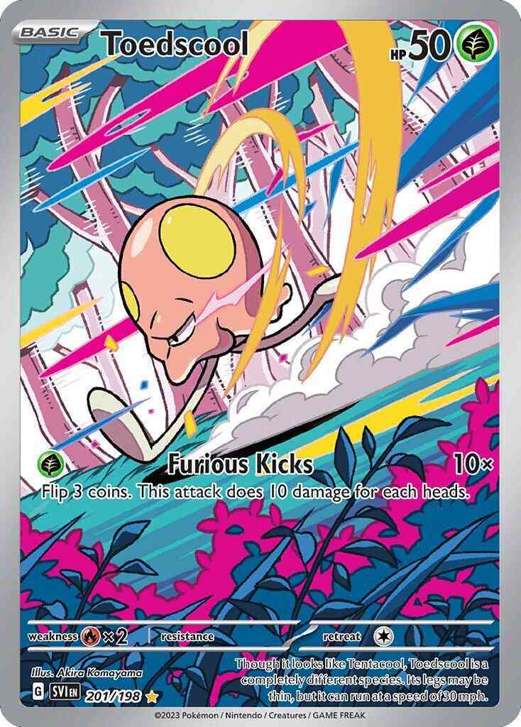 Toedscool - 201/198 - Illustration Rare [sv01-201] [Ultra]