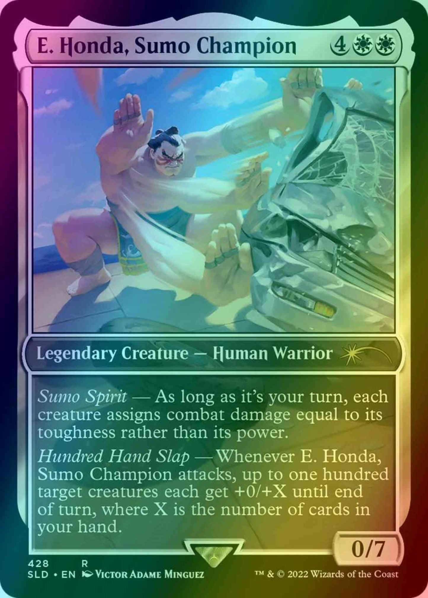 E. Honda, Sumo Champion [0428] [Street Fighter] [Secret Lair Drop] [Foil]