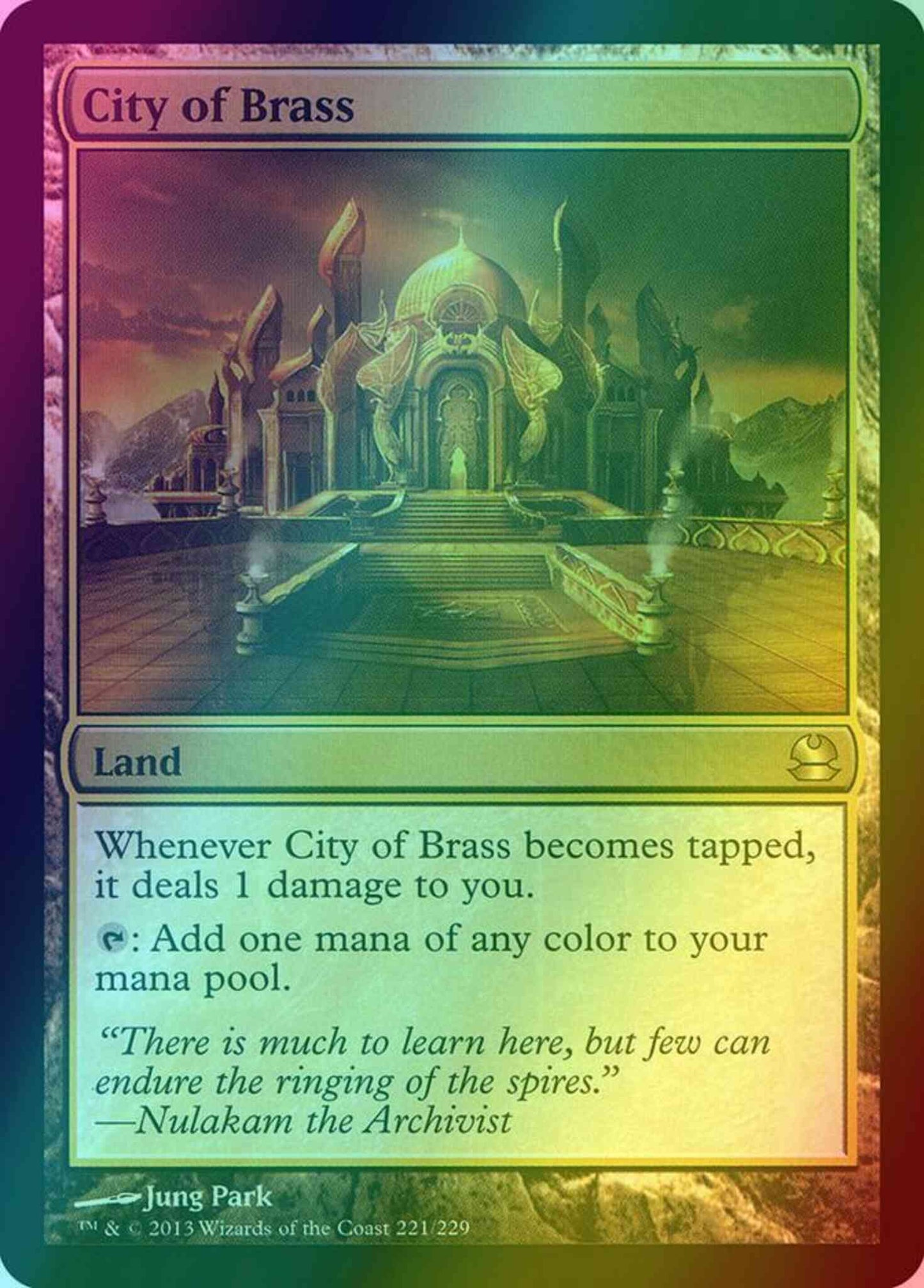 City of Brass [221] [Modern Masters] [Foil]