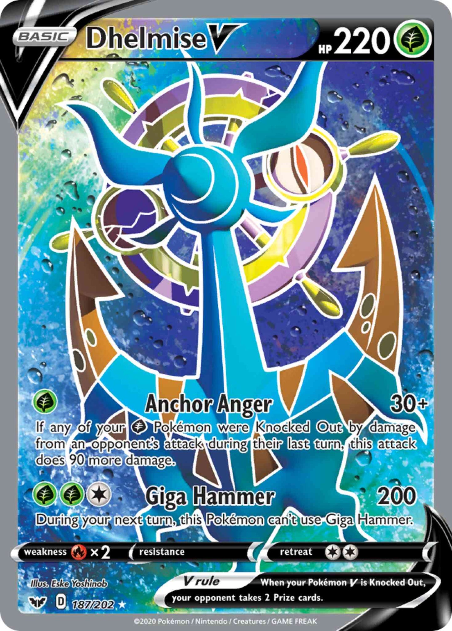 Dhelmise V - 187/202 - Rare Ultra [swsh1-187] [Ultra]
