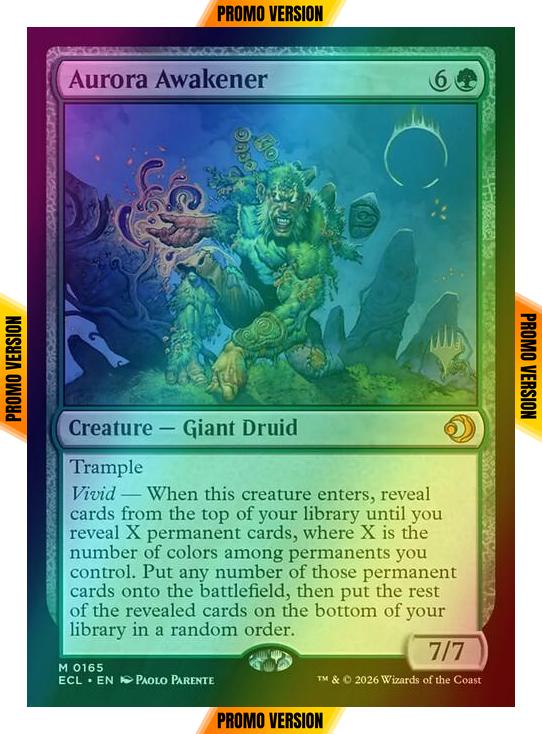 Aurora Awakener [165p] [Promo Pack] [Lorwyn Eclipsed: Promos] [Foil]