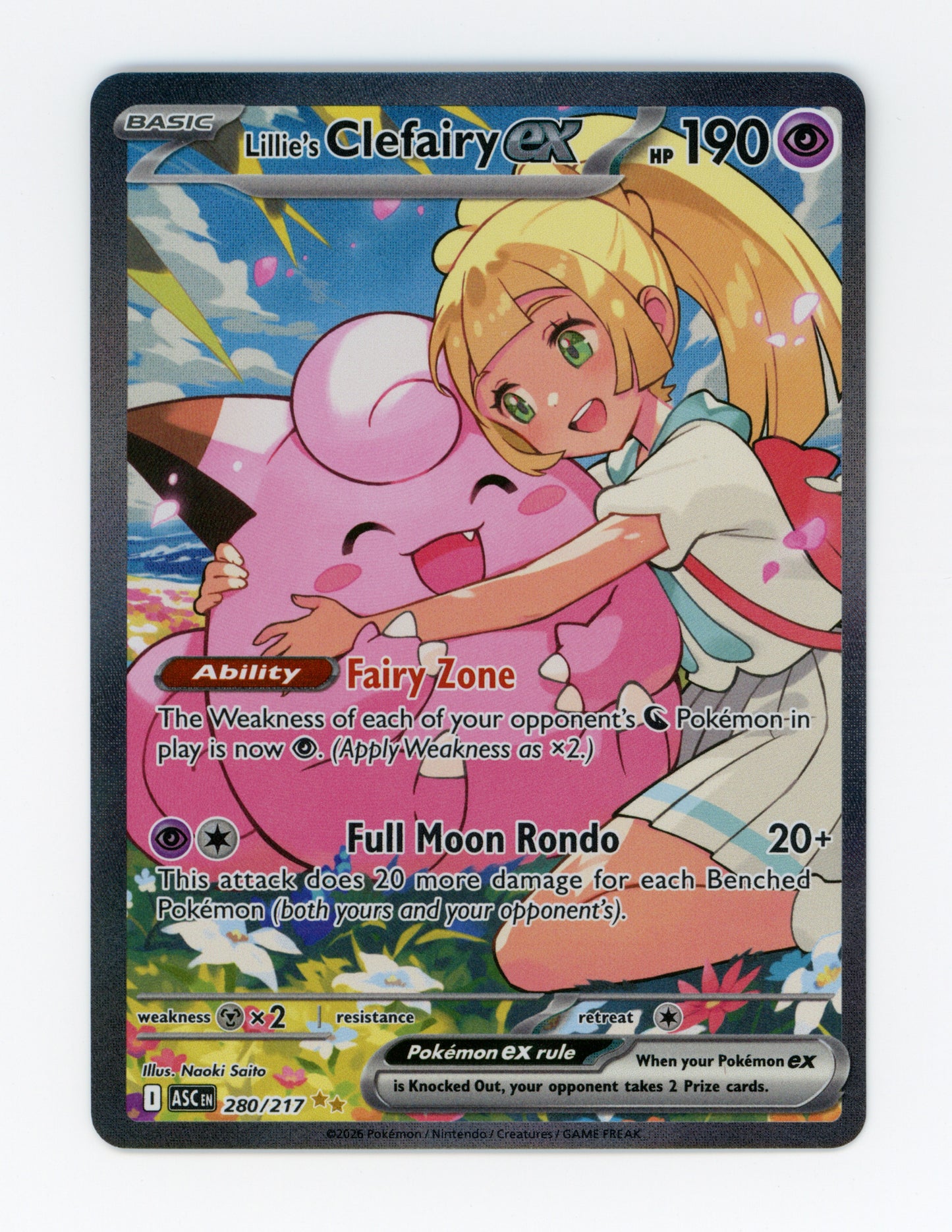 Lillie's Clefairy ex — Special Illustration Rare — ID 18712