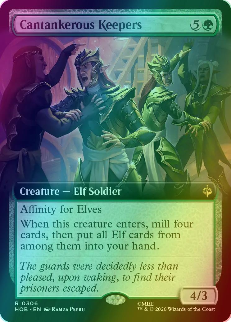 Cantankerous Keepers [306] [Extended Art] [The Hobbit] [Foil]