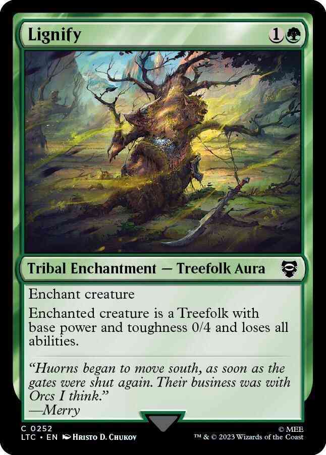 Lignify [252] [The Lord of the Rings: Tales of Middle-earth: Commander] [Non-Foil]