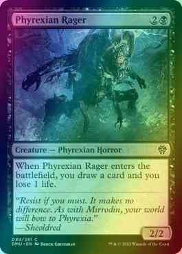 Phyrexian Rager [99] [Dominaria United] [Foil]