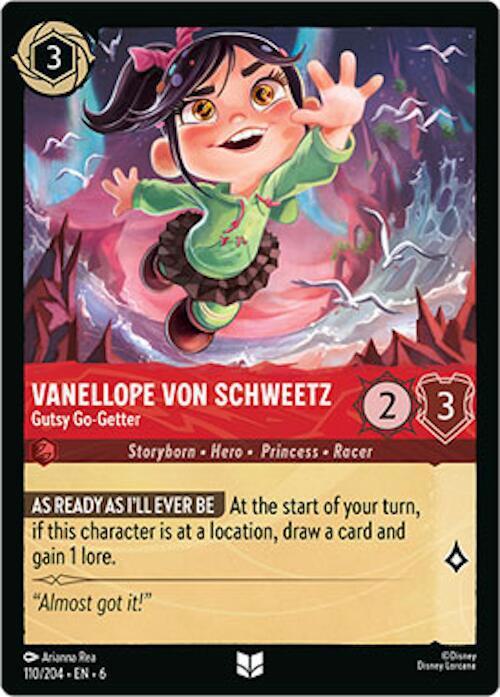 Vanellope von Schweetz - Gutsy Go-Getter - 110/204 [Azurite Sea] [Non-Foil]