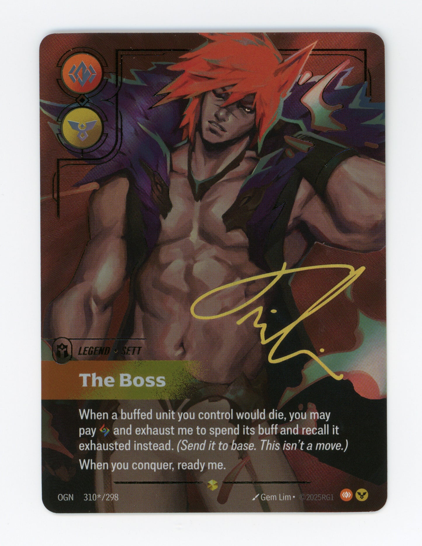 The Boss (Sett) — Signature|Foil — ID 19242