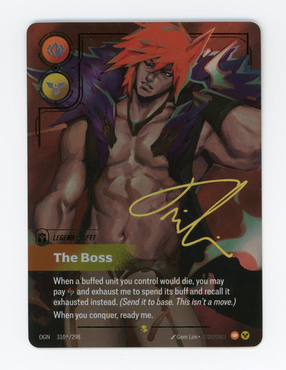 The Boss (Sett) — Signature|Foil — ID 19242