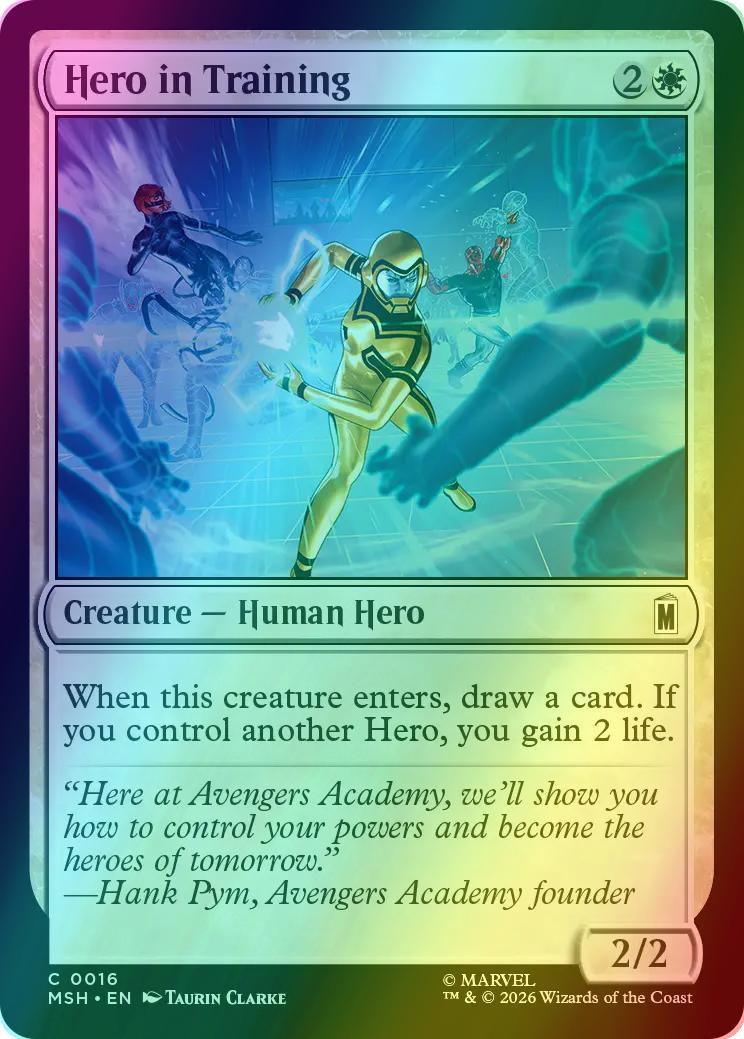 Hero in Training [16] [Marvel Super Heroes] [Foil]