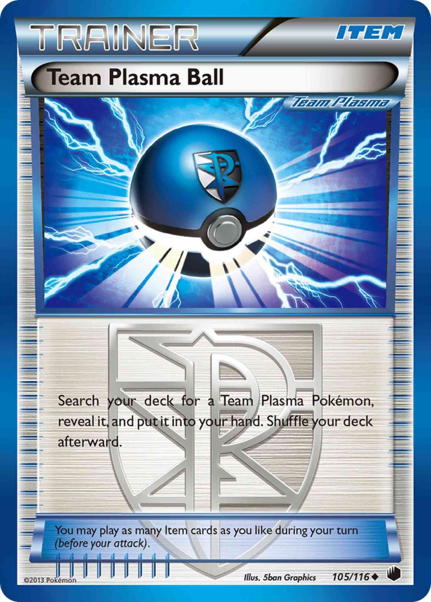 Team Plasma Ball - 105/116 - Uncommon [bw9-105] [Reverse Holo]