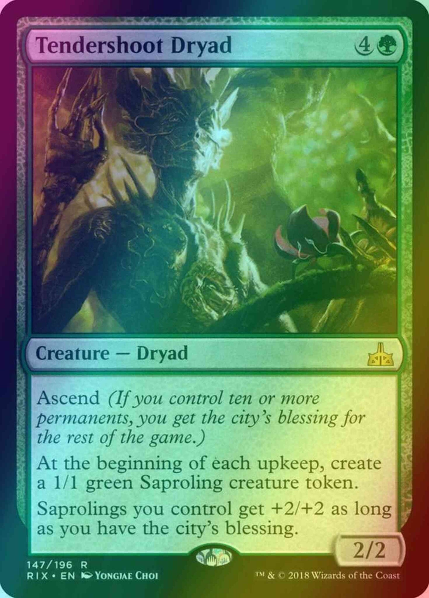 Tendershoot Dryad [147] [Rivals of Ixalan] [Foil]