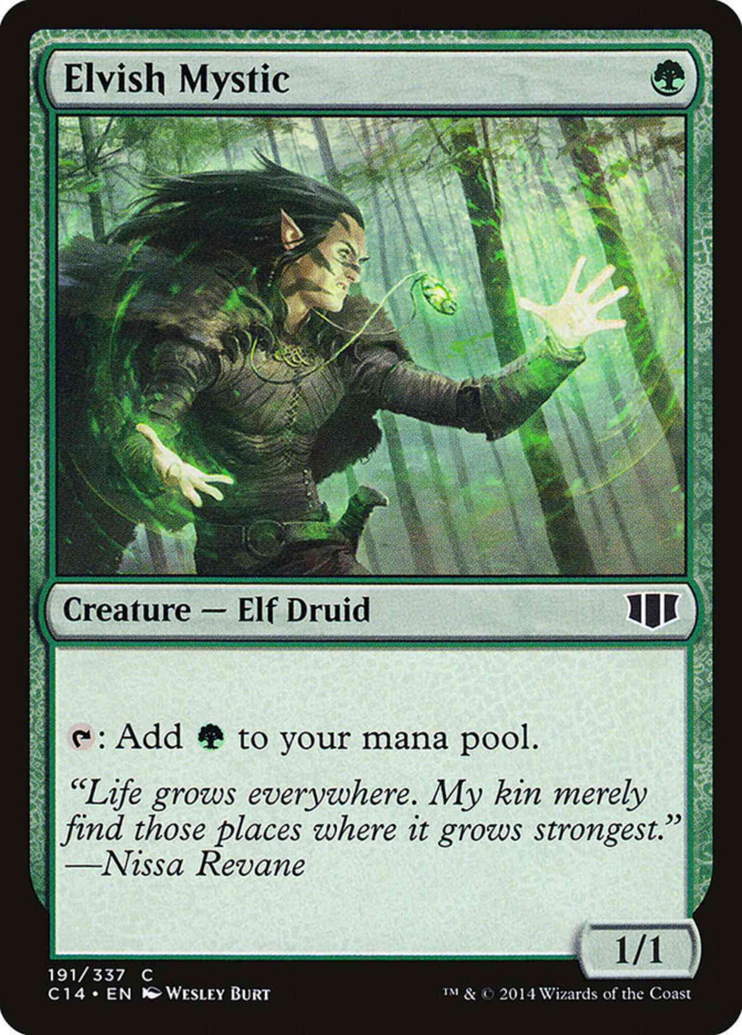 Elvish Mystic [191] [Commander 2014] [Non-Foil]