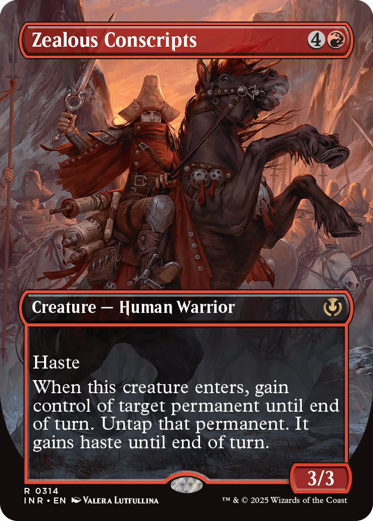 Zealous Conscripts [314] [Borderless] [Innistrad Remastered] [Non-Foil]