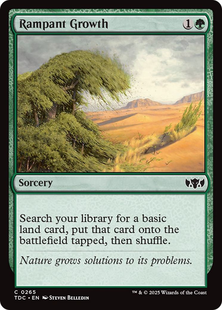 Rampant Growth [265] [Tarkir: Dragonstorm: Commander] [Non-Foil]