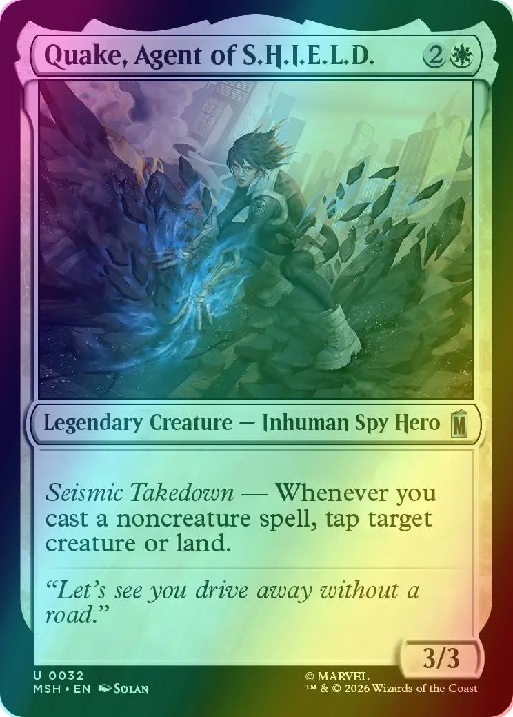 Quake, Agent of S.H.I.E.L.D. [32] [Marvel Super Heroes] [Foil]