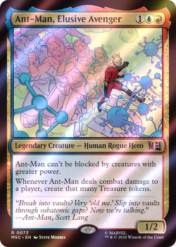Ant-Man, Elusive Avenger [73] [Marvel Super Heroes: Commander] [Surge Foil]